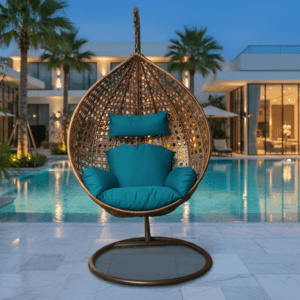 opulent rattan swing