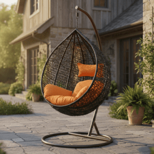 wicker swing